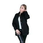 Balins Kadın Oversize Kot Ceket 2L/6420 Siyah S