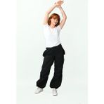 Balins Kadın Paraşüt Pantolon - XS - Siyah