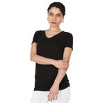 Balins Süprem Kısa Kollu Siyah Kadın T-shirt