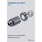 BALİOR Klozet Taharet Çubuk Ucu Krom Perlatör