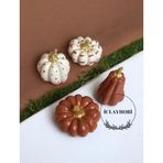 Balkabağı Set Dekor Obje Kabak 4 Lü Set Terracotta Rengi