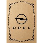Balkan Ambalaj Kraft 120GR Opel Oto Paspas Kağıdı 100 Adet - 35X50CM - Kalın Kağıt Baskılı - Siyah - Kahverengi