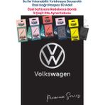 Balkan Ambalaj Suya Dayanıklı Oto Logolu Oto Paspas Kağıdı Siyah 50 Adet - 35X50CM 5 Çeşit Ayna Kokusu - Volkswagen - Siyah - Gümüş