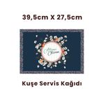 Balkan Kuşe Baskılı Amerikan Servis Kağıdı 100 Adet - 39,5cm X 27,5cm (Tepsi Kağıdı) 90g