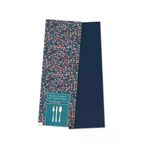 Balkan Kuşe Kağıt Çatal Kaşık Bıçak Kılıfı 100 Adet - 8Cm X 24Cm (Çiçekli Desen) Tek Kullanımlık 45646464646461163
