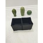 Balkan Room 2'li Siyah Çekmece Içi Düzenleyici Organizer Set - Çok Amaçlı Dolap Içi Kutu Seti ( 13*13*13 )