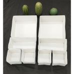 Balkan Room 8'li Beyaz Çekmece Içi Düzenleyici Organizer Set - Çok Amaçlı Dolap Içi Kutu Seti