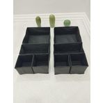 Balkan Room 8'li Siyah Çekmece Içi Düzenleyici Organizer Set - Çok Amaçlı Dolap Içi Kutu Seti