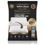 Balkan Room Vakum Hurcu 100 X 200 Vakumlu Hurç Ultra Titanium Boy Şeffaf