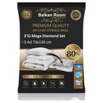Balkan Room Vakum Hurcu 3’lü Mega Diamond Set Vakumlu Hurç Vakumlu Poşet