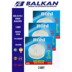 Balkan Ticaret balkanpil6 9V Pilli Duman Dedektörü 3 Adet