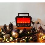 Balkon Hediyesi Ev Hediyesi FP-2393-S Epe Şömine Görünümlü Nostaljik Radyo - Kahverengi
