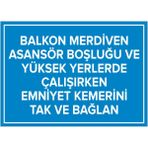 Balkon Merdiven Asansör Boşluğu Vb Kemerini Tak ve Bağlan Levhası - Sac Malzeme 50X70 cm - 50 x 70 cm