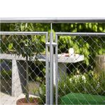 Balkon ve Merdiven Koruması için Ağır Hizmet Tipi 304 Paslanmaz Çelik Güvenlik Ağı, 1.5mm Çap, 1x6m (3.3x19.7ft), Çocuk ve Evcil Hayvan Güvenliği için Dayanıklı Halat Çiti