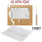 Ballet 1 Adet K2 Altın Epilasyon İğnesi