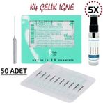 Ballet K4 Çelik 50 Adet Epilasyon İğnesi + K4 Gümüş İğne