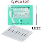 Ballet K4 Çelik Epilasyon İğnesi + K4 Gümüş İğne