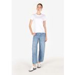 Balloon Fit Kadın İndigo Jean Pantolon