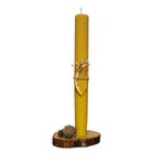 Balmumu Doğal Mum (El Yapımı, 4 adet - 20cm x 2,3cm) - Atadan Doğal