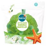 Balmy Zeytin Çiçeği Sabunlu Banyo Lifi (8'Li Paket)