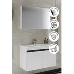 Balneom Banyo İdil 80 cm Aynalı Banyo Dolabı