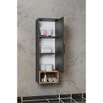 Balneom Banyo Karanfil Demonte 120 Cm Antrasit Banyo Boy Dolabı