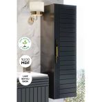 Balneom Erguvan Antrasit Demonte 120 Cm Banyo Boy Dolabı