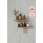 Balneom Lavanta %100 Mdf Duvar Rafı Bej