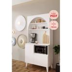 Balneom Pera 90 cm MDF Kahve Köşesi