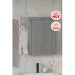 Balneom Zakkum 60x60 cm Aynalı Banyo Üst Dolap