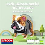 Balody Evcil Hayvan Serisi – Mini Bulldog (BL18394) – Mikro Blok Yapı Oyuncakları Seti