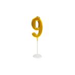 BALON DİYARI 9 yaş doğum günü pasta mumu yaş mumu rakam mum sayı 9cm