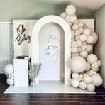 Balon Diyarı Pastel Balon - Kum beji Rengi + Balon zinciri - 100 Adet