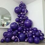 Balon Diyarı Pastel Balon Mor rengi - 50 Adet