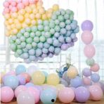 Balon Evi Makaron Pastel Soft Balon 100'Lü