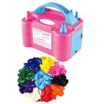 Balon Evi Şişirme Pompası Makinesi (Makinası) + 100 Karışık