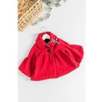 Balon Kollu Bebe Yakalı Kız Bebek Mont