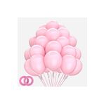 Balon Parlak Metalik Helyum Balon 10 Adet (PEMBE)