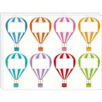 Balon Şeklinde Çocuk Defter Isim Etiketi – Defter, Kitap, Çanta Için Renkli Kuşe Sticker