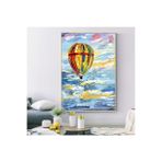 Balon Soyut El Yapımı Yağlı Boya Tablo 81x105cm