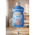 Baloncu Dede 55 Cm Baby Boy Yazılı Biberon Folyo Balon Erkek Çocuk Bebek Partisi Süsleme