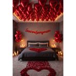 Baloncu Dede Kalpli Balon Sevgililer Günü Süs Evlilik Teklifi Malzemesi Yıldönümü Süs Romantik Yemek İçin Malzeme