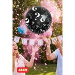 Baloncu Dede Kız Pembe Cinsiyet Konfetili Balonu Baby Shower Parti Cinsiyet Belirleme Cinsiyet Partisi Malzeme