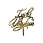 Baloncu Party Dünyası Iyiki Doğdun Pleksi Pasta Süsü Gold