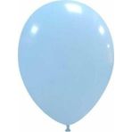 Balonevi Balon 12" Baskı Makaron Mavi (100 Lü Paket)