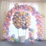 Balonevi Balon Evi 100 Adet Karışık Soft Renk Pastel Makaron Balon 12" (30Cm) Ebatlarında