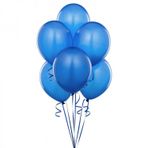 Balonevi Mavi 100'lü Baskısız Balon