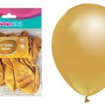 Balonevi Metalik Altın Balon