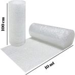Balonlu Ambalaj Naylonu 100 Cm X 10 Metre 40 Gram Patpat Havalı Ambalaj Naylonu Rulo Sarım