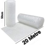 Balonlu Ambalaj Naylonu Pat Pat Havalı Naylon Balonlu Naylon 50 cm x 20 Metre Pıtpıt Patpat - Şeffaf